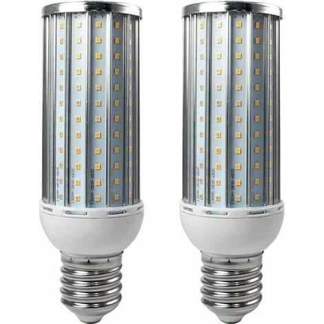 2Pcs E40 50W Ampoule LED Alliage Aluminium Blanc Froid 192X2835 SMD AC 110/220V (1/4)