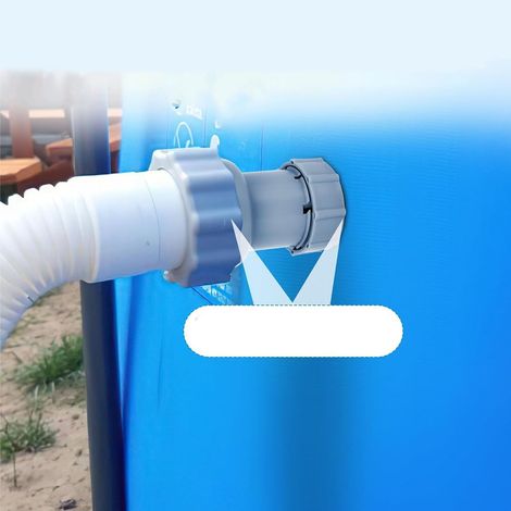 Adaptateur de Tuyau de Piscine 1.5" Connectable à une Vanne de 1.25" (1/5)