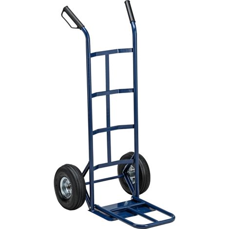 carrello per trasporto con ruote pneumatiche e portata massima di 250 kg essenza 55x68x116 cm (1/6)