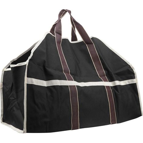 Sac de bûche d'extérieur résistant à l'usure Sac de Rangement pour Bois de Chauffage Accessoires de cheminée de Camping 27 oz (1/5)