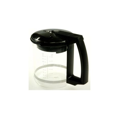 Krups Verseuse en Verre Noire Cafetieres Pression T8 F0464210F