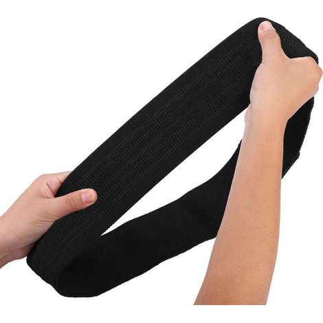 Fascia di Resistenza per Allenamento Gambe e Glutei in Nylon Nero (1/5)