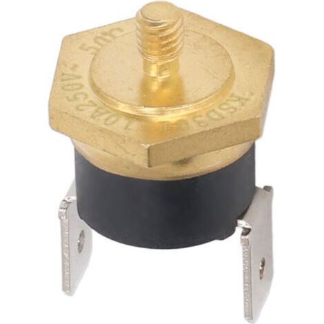 Thermostat bimétallique en cuivre KSD301, 5 pièces, interrupteur de température à disque à pression M4 normalement fermé 250V