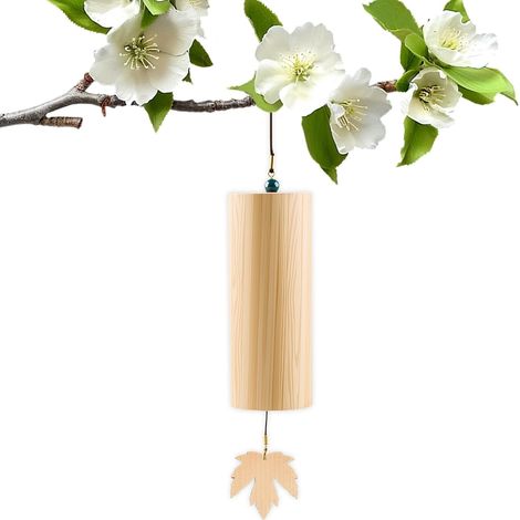 Campanelli a vento in bambù, campanelli a vento da esterno, campanelli a vento melodici in bambù, campanelli a vento decorativi da esterno, per balcone, giardino, chiesa, camera da letto (accordati in