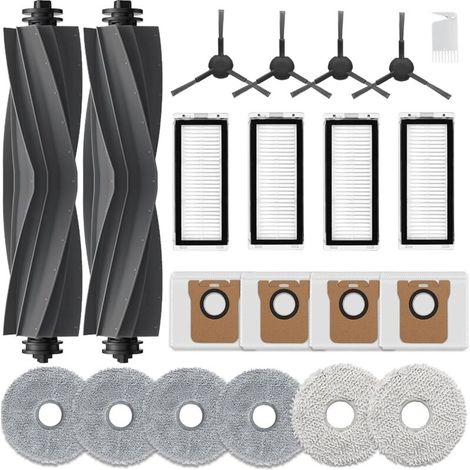 Accessoires pour Dreame L20 Ultra 2 Brosse Principale Rouleau 4 Chiffons 4 Filtres 6 Brosse latérale Aspirateur Pièces détachées (1/5)