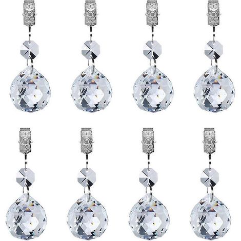 Lot de 8 poids pour nappes en cristal lourd - (1/5)
