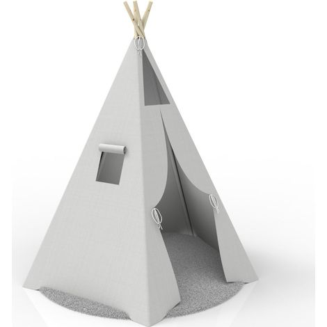 Rebo Montessori Pikler Style Teepee Play Tent (1/5)