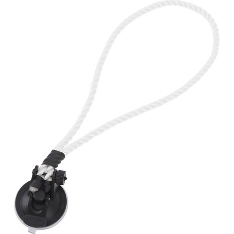 Support à ventouse pour chapeau de cowboy, fixation par corde, décoration pour portière de véhicule, blanc (1/5)