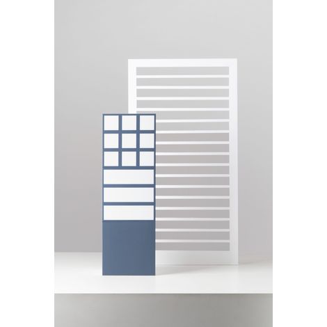 Carrelage Décor OLTRE Blubianco3 18,6x18,6cm (1/4)