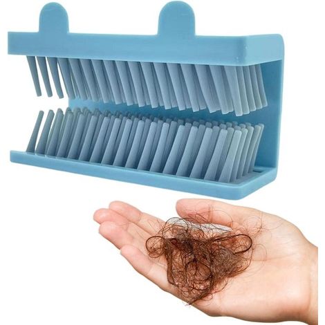 Haarfänger für die Duschwand Silikon-Haarfalle für den Duschabfluss, Haarfänger zur Verhinderung von Verstopfungen (1/5)