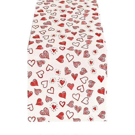 Waschbare Tischdecke für das Valentinstags-Dinner, robustes und strapazierfähiges Material, kleine Größe, Stil 2, ideal für ein romantisches Essen.