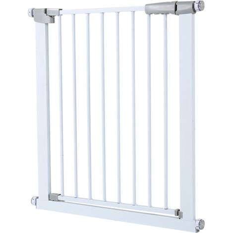 SWANEW Barriera di sicurezza per bambini per porte e corridoi. colore bianco. massima versatilità da 75 a 82 cm (1/5)