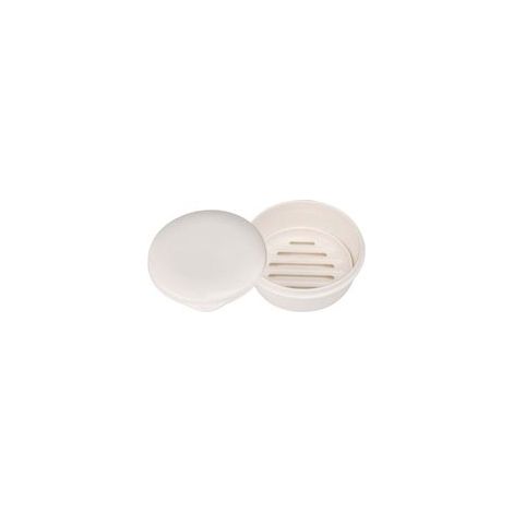 Porte-Savon, Récipient à Savon de Voyage avec Couvercle, Boîte à Savon Ronde Compacte Portable avec Plaque de Vidange pour la Maison, Le Camping, la Salle de Sport (1/4)