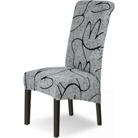 Stretch chair cover, large dining chair cover, oversized chair cover, removable and washable, suitable for kitchen, hotel, and restaurant decoration (1/3)