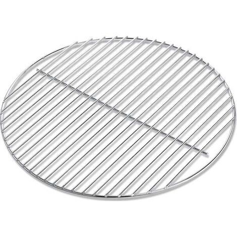 Grille de barbecue chromée 37 cm – Acier pour cuisson uniforme – Compatible Weber Smokey Joe – Nettoyage facile