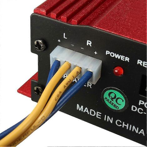 Mini amplificateur audio stéréo Hi-Fi 2 canaux 500 W 12 V pour voiture, compatible MP3 et haut-parleur portable. (1/5)
