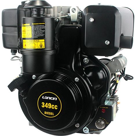 Motore Diesel Loncin D350FC Albero Orizzontale Conico Avviamento Elettrico
