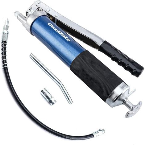 Pompe à Graisse,Pistolet à Graisse,Grease Gun Heavy Duty 8000 PSI avec Tuyau Flexible de 12 Pouces 400CC (1/5)