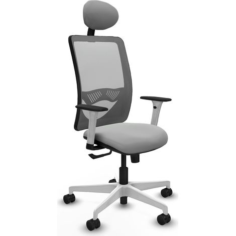 Silla de oficina piqueras y crespo Zulema blanco respaldo fijo (1/2)