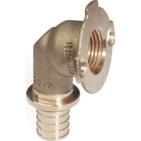 Rehau Flansch-Wandwinkel Rautitan RXplus 16mm, Rp 1/2"