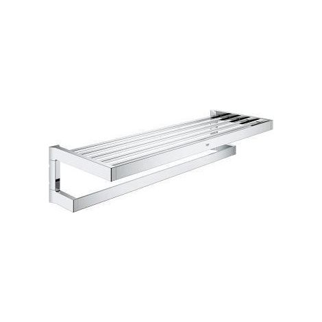 Support de serviette de bain multi-usage Selection Cube 40804 Métal 600mm chromé (1/3)