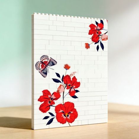 Cadre photo souvenir en blocs à faire soi‑même, cadeau de la Saint‑Valentin (1/5)