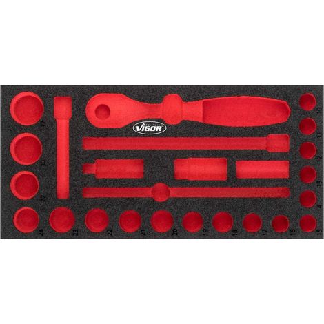 Vigor Weichschaum-Einlage, leer - V4975-L (1/2)