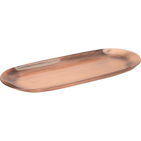 Plateau de rangement en acier inoxydable 430 pour accessoires d'aromathérapie, style rétro cuivre rouge (1/5)