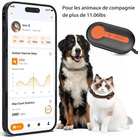 Dog GPS Tracker Black (1/5)