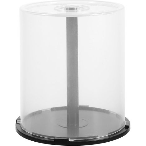 Conteneur de Rangement pour CD et Dvd en Plastique, Capacité, Design Simple et Délicat, Adapté pour Bureau et Rangement Étagère (1/5)