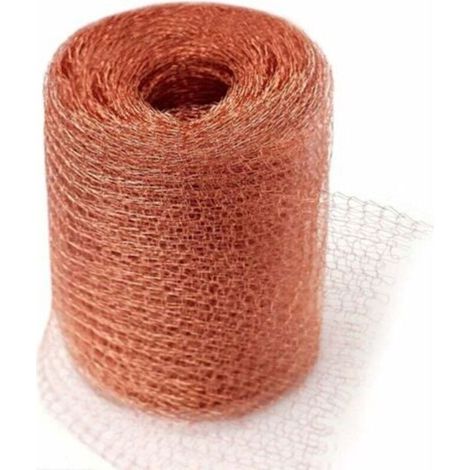 Filet anti-rongeurs de haute qualité en cuivre 100%, protection contre les limaces, les souris, les rats, les oiseaux et les nématodes, maille en fil de cuivre pour une utilisation intérieure (1/4)