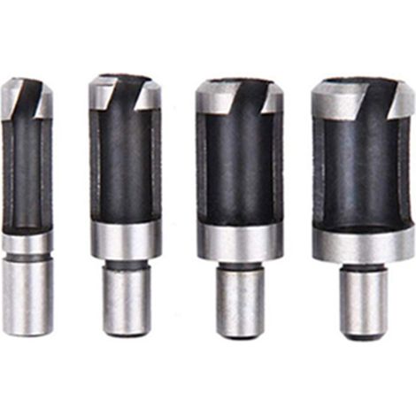 BEBUSINGOTO Juego de 8 brocas para tapones de madera, cortador de espigas, herramienta para hacer espigas, espigas y tapones de madera. (1/5)