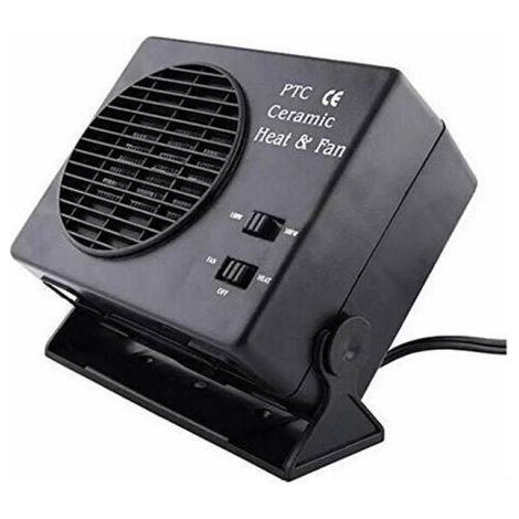 Tragbarer elektrischer Heizlüfter – Keramikheizung für Autoheizung, Windschutzscheibenenteisung und -entfeuchtung, 25 A, 300 W, 12 V (1/5)