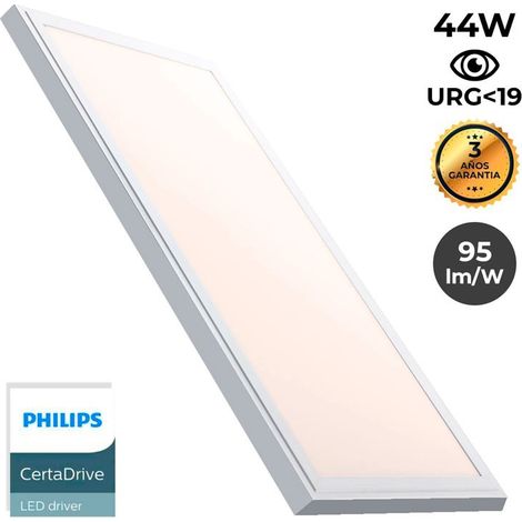 Panneau LED 120x30 extra-plat en saillie - Driver Philips - 44W - Blanc Neutre (1/5)