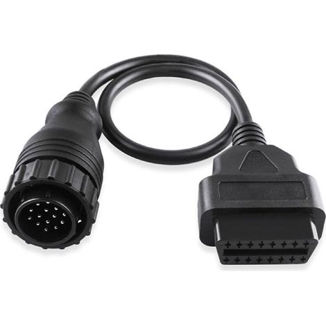 Adaptateur 14 Pin mâle vers 16 Pin OBD2 femelle – Câble diagnostic pour Mercedes Benz – Longueur 40 cm – Connecteur 14 broches - 16Pin (1/5)