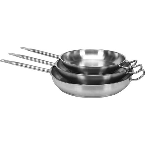Padella in acciaio inox SS 36 cm - YG-00104 (1/4)