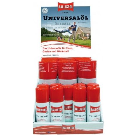 Display Universalöl Spray9x200 ml + 9x50 ml Ballistol (1/5)