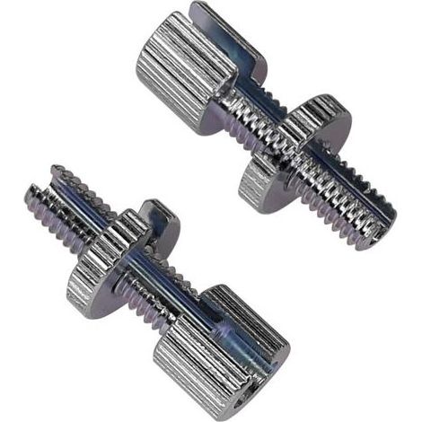 2x vis creuse de réglage fendue M6 poignée accélérateur frein embrayage mobylette vélo scooter motoculture cable (1/3)