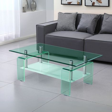 Glasbeistelltisch Crystal 100x60x39 cm