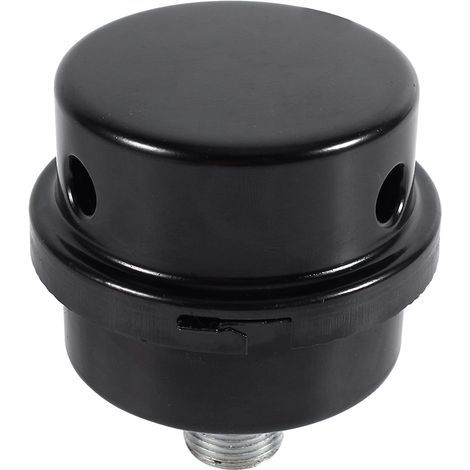 3/8" 16MM Eisen Luftkompressor Ansaugfilter Schalldämpfer Schwarzes Kabel (1/5)