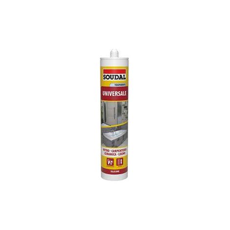 SILICONI SOUDAL UNIVERS.NERO 280 ML (1/4)