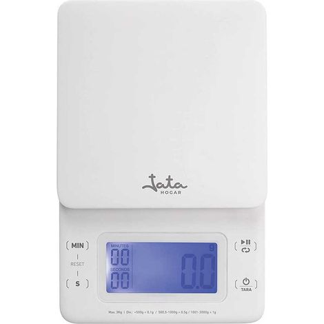 Báscula de cocina Jata hbal1775 capacidad 3 kg pantalla retroiluminada (1/3)