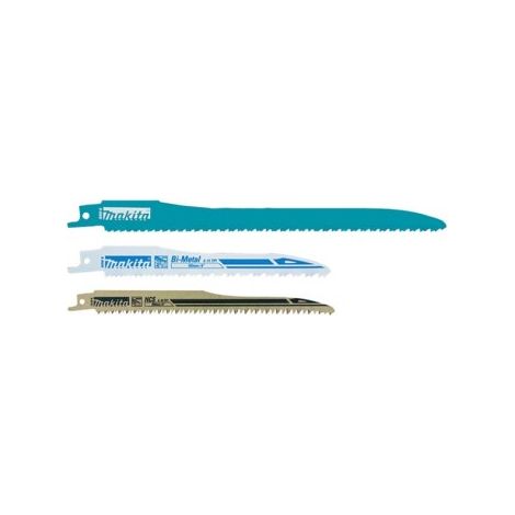 Jeu de lames de scie sauteuse Makita B-13677 B-05038 B-05044 B-05153 3 unités