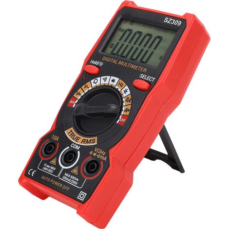 Multimètre Numérique Poche Testeur Tension Batterie Auto Kit Voltmètre AC DC Ohmmètre Ampèremètre Outil Électrique ABS SZ309 (1/5)