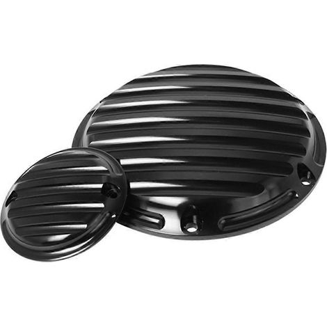 Motorrad-Motorkupplungsdeckel, glänzend schwarz. (1/5)