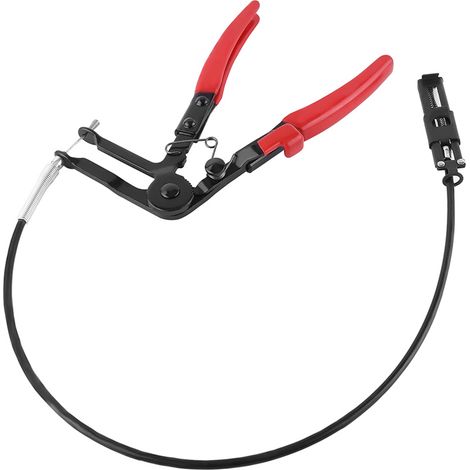 Pince flexible à long bras pour collier de serrage de tuyau, outil de réparation automobile pour tuyaux d'huile, d'eau et de carburant (1/5)