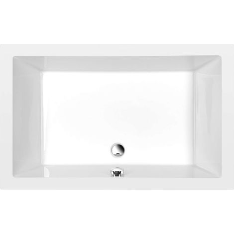Polysan Deep - Plato de ducha profundo, 120x75x26 cm, blanco 71564 (1/5)