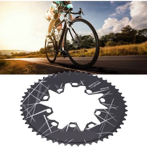 Piñón ovalado Lp Litepro 54T BCD 110/130 mm, para bicicletas plegables y de carretera de 7 a 10 velocidades. (1/5)