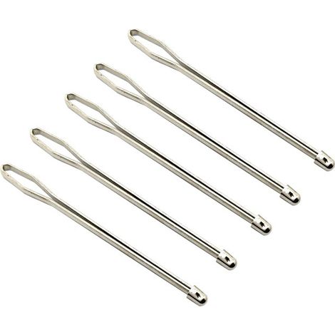 Pince À Ruban Élastique - Pointe Ronde En Acier Inoxydable - Pour Couture Et Assemblage De Lien - 2 Pièces (80 mm Et 67 mm) (1/5)