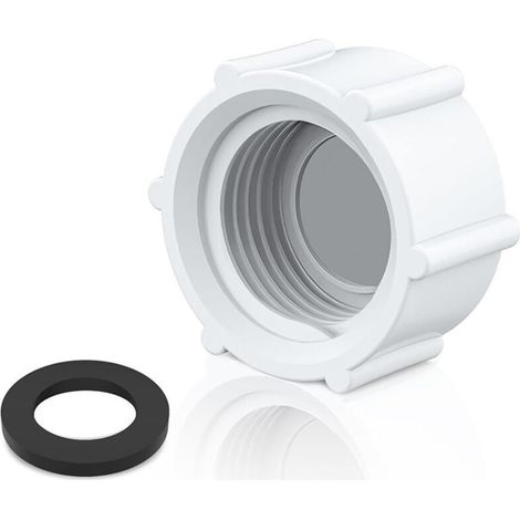Couvercle de vanne de vidange Intex 11456 pour filtre à sable avec joint torique pour piscines hors sol (1/4)